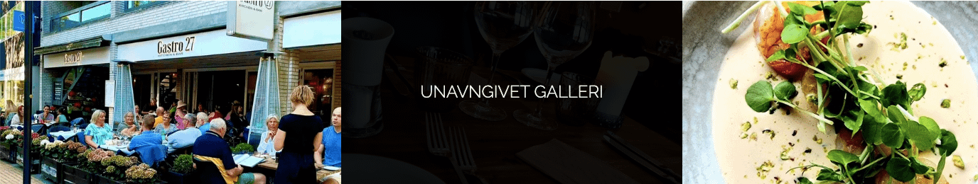 Screenshot af Gastro 27's billedegalleri på deres hjemmeside